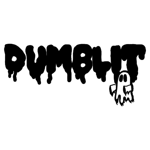 dumblitinc giphyupload ghost logo lit logo dumblit Sticker