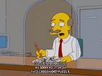 Season 20 Puzzle GIF by The Simpsons