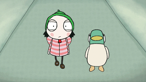 time clock GIF by Sarah & Duck