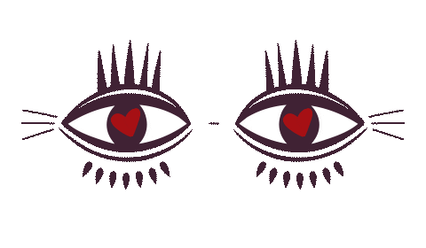 In Love Eyes Sticker by Serotina Media