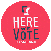 mnvotes ivoted votefromhome mnvotes herewevote Sticker