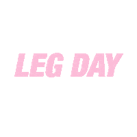 Gym Leg Day Sticker by Genflow