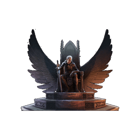 Queen Throne Sticker by El Presidente