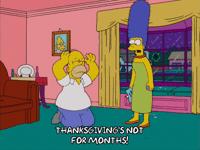 Sad Merry Christmas GIF by The Simpsons