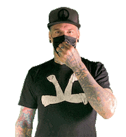 hellcity mask durb durbmorrison Sticker