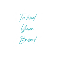 tr3ndly marketing brand advertising trendy Sticker