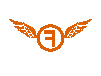 f flying Sticker by Freebirds World Burrito