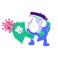 ManneNilsson fight 2020 2021 covid19 Sticker