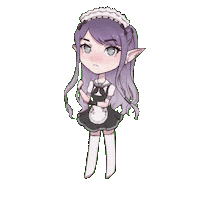 Vahlia Sticker by Meian Maid Cafe