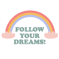 PutriyCantika rainbow dream follow career Sticker