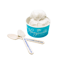 honeysucklegelato dessert cup atlanta icecream Sticker