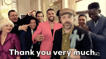 Thank You Very Much Jason Sudekis GIF by SAG Awards