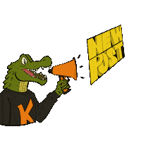 Smoke Crocodile Sticker