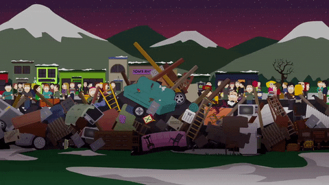 town riot GIF by South Park 