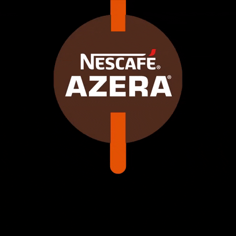 officialnescafeazera giphyupload logo coffee orange GIF