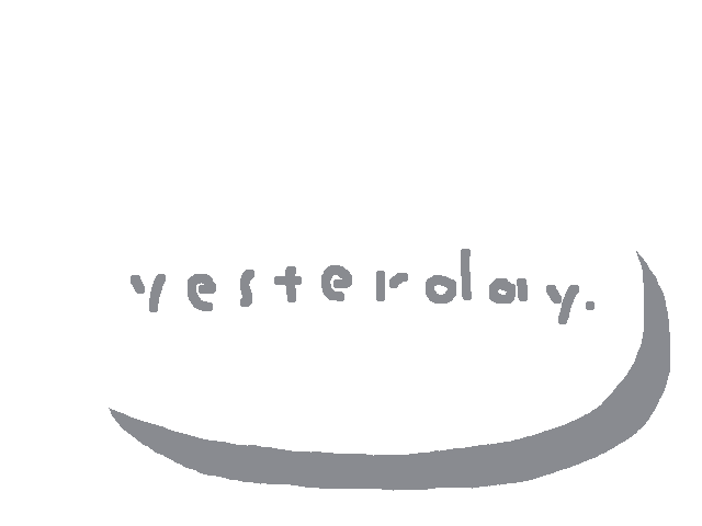 Yesterday Kinu Sticker