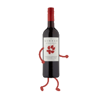 Red Wine Sticker by Schwaderer Wines