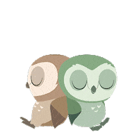 Happy Owl Sticker by Puffin Rock