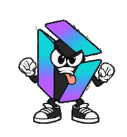 Angry Fired Up Sticker by IDX Solana
