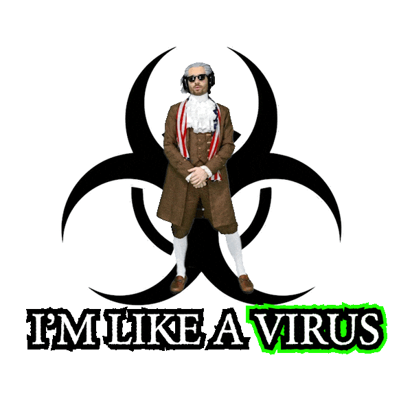 The Plague Virus Sticker