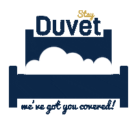 stayduvet sleep clouds bed stay Sticker