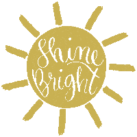 Sun Shine Bright Sticker by Red Shed Designs
