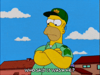 looking up homer simpson GIF