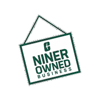 Niners Niner Nation Sticker by UNC Charlotte