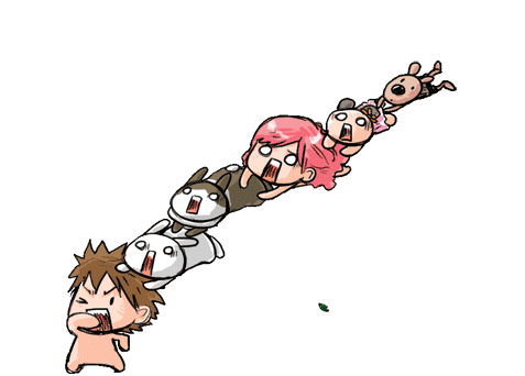 animation bunny Sticker