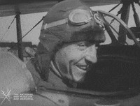 NationalWWIMuseum black and white pilot military aviation GIF