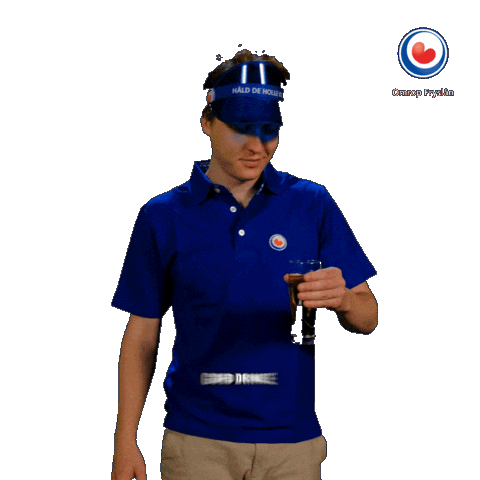 Simmer Drinking Sticker by Omrop Fryslân