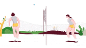 fancy footwork animation GIF by WONKY