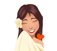 Blushing In Love Sticker
