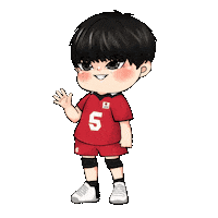 Volleyball Sticker