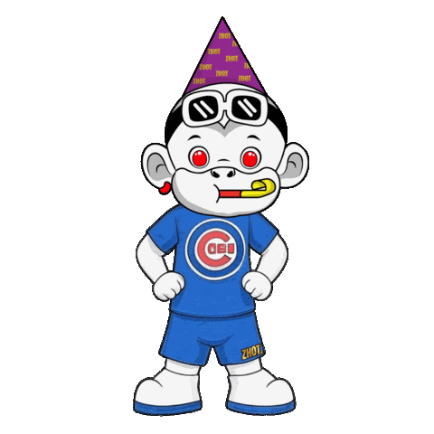 Chicago Cubs Party Sticker by Zhot