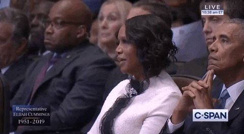 news giphyupload giphynewsuspolitics hillary clinton elijah cummings GIF