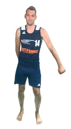 stowarzyszenieakademiasportu giphyupload beach handball sas Sticker