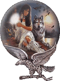 american wolf STICKER