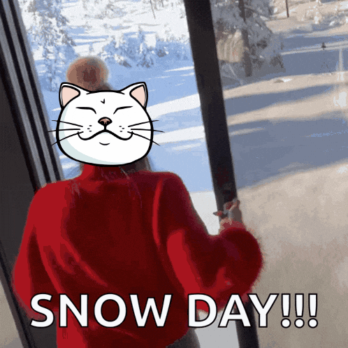Happy Snow GIF by ShiroNeko