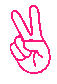 theneonteaparty peace peace sign jess stempel tntp Sticker