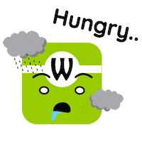 Hungry Breakfast Time Sticker by Wakuliner