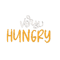 Very Hungry Food Sticker