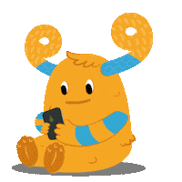 Happy Phone Sticker by Fave Indonesia