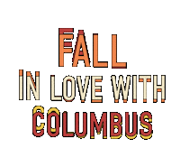 Columbus Ohio Fall Sticker by Experience Columbus