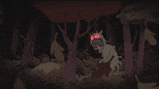 red eye forest GIF by Cartoon Hangover