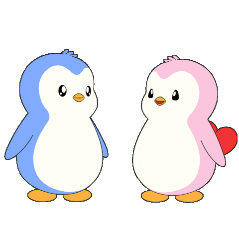 Cant Stop Loving You Sticker by Pudgy Penguins