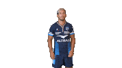 Celebration Smile Sticker by Montpellier Hérault Rugby