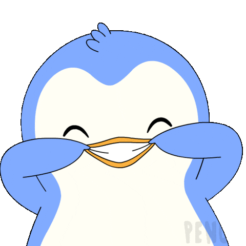 Joy Smile Sticker by Pudgy Penguins