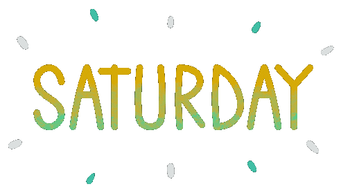 Week Saturday Sticker