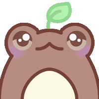 Nicoleskey toad peeking froggy frogs Sticker